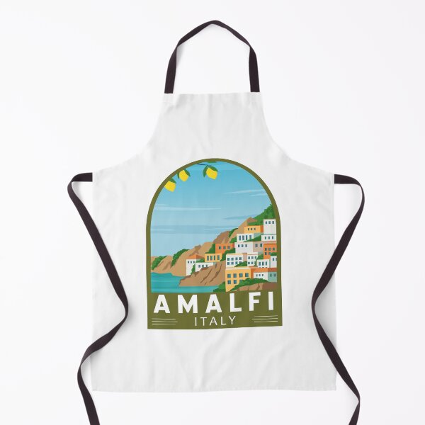 Item preview, Amalfi Italy Retro Emblem designed and sold by KrisSidDesigns.