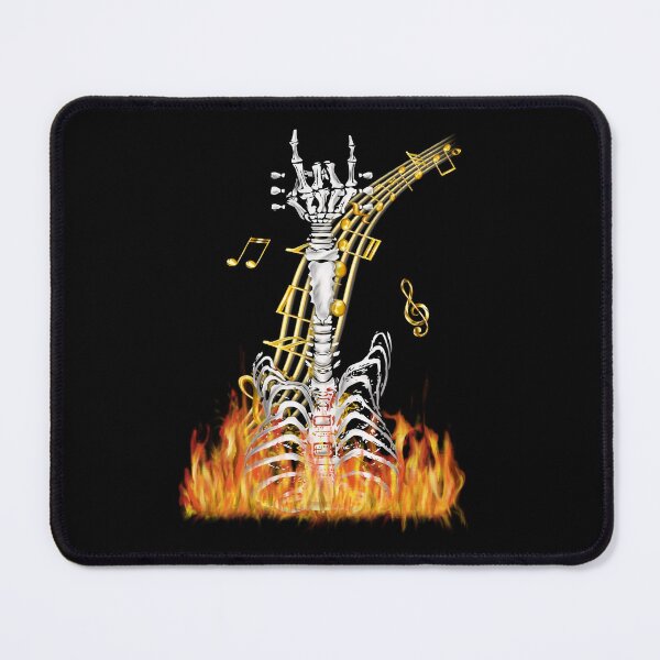 Item preview, Rocker Skeleton Guitar, Halloween Music designed and sold by orangeblue21.