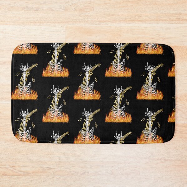 Item preview, Rocker Skeleton Guitar, Halloween Music designed and sold by orangeblue21.