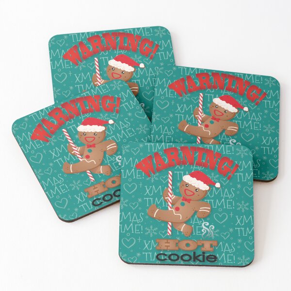 Artikelvorschau, Lebkuchenmann - Achtung! Hot Cookie - Frohe Weihnachten! entworfen und verkauft von mimogoshopping.