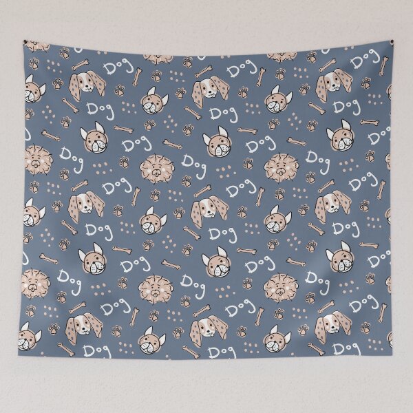 Item preview, Funny Dog - Seamless Pattern designed and sold by DebbisPalette.