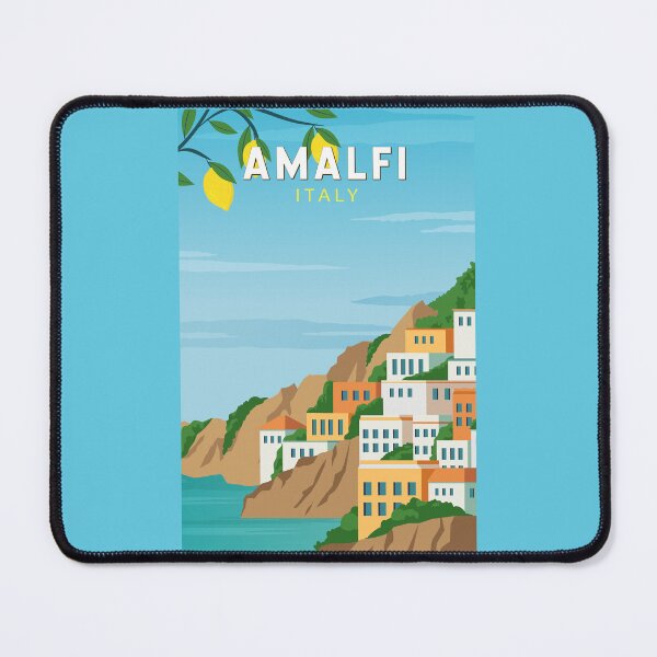 Item preview, Amalfi Italy Retro Travel Art Vintage designed and sold by KrisSidDesigns.