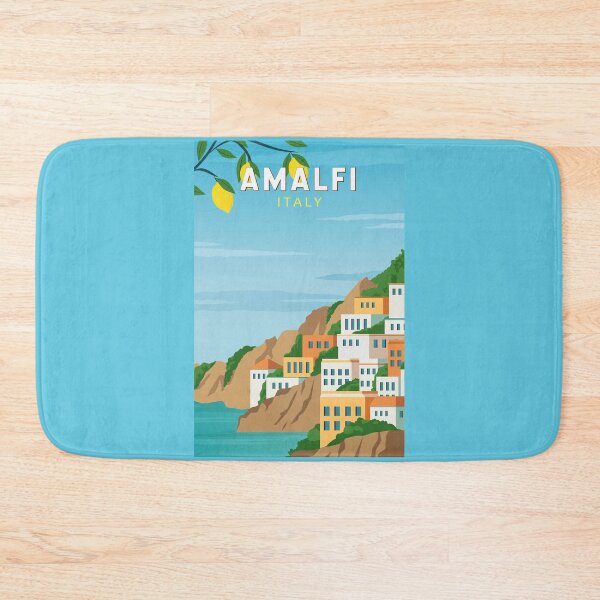 Item preview, Amalfi Italy Retro Travel Art Vintage designed and sold by KrisSidDesigns.