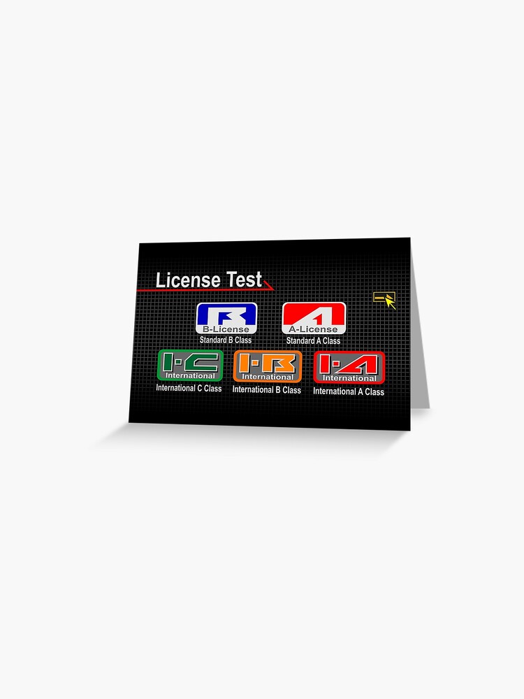 Gran Turismo Type 2 Racing Numbers Cards