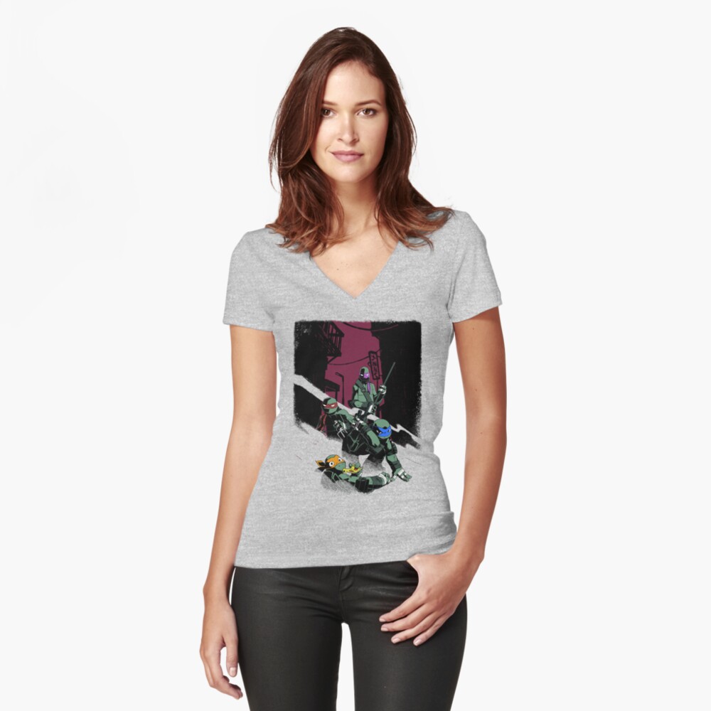 Item preview, Fitted V-Neck T-Shirt designed and sold by WinterHeath.