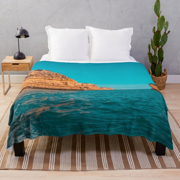 Item preview, Coastal Boat Trip in Glorious Teal and Orange designed and sold by Georgia Mizuleva.