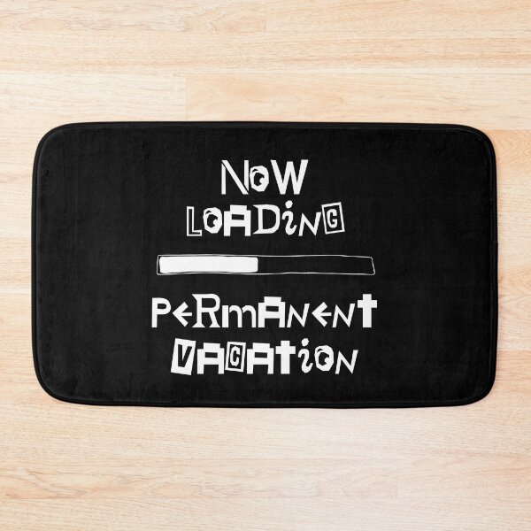Item preview, Now Loading Permanent Vacation Retro Video Game Load Screen designed and sold by Legit Hooligan.