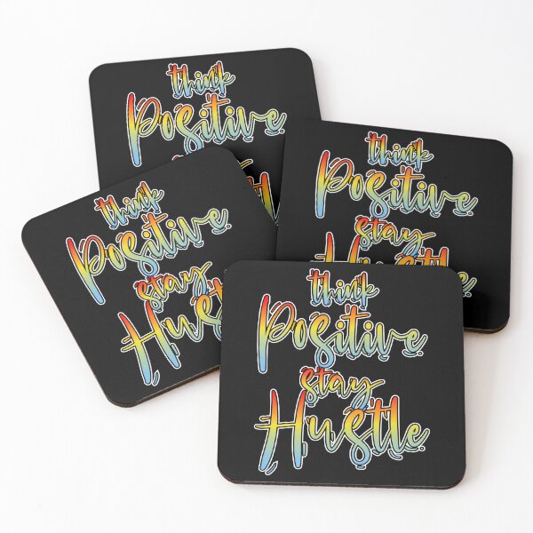 Item preview, Motivational Postive Hustle.  Think postive, stay hustle. designed and sold by Deano's Designs.