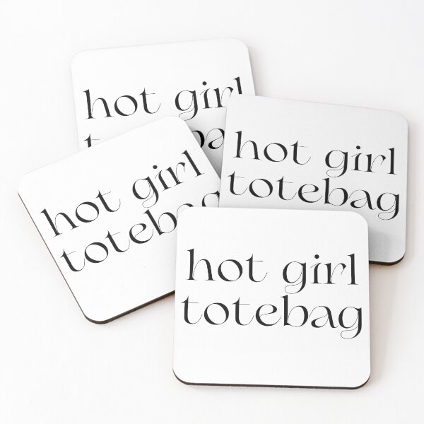Item preview, Hot Girl Totebag (black) designed and sold by iridescentjelly.