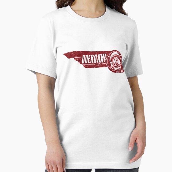 Item preview, LET'S GO! Yuri Gagarin - Light Shirt Version designed and sold by TheHighFrontier.