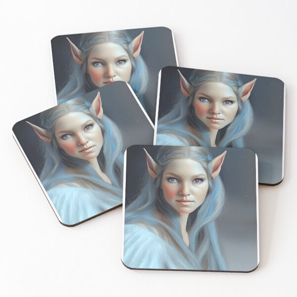Item preview, Portrait of an Elven Ice Princess designed and sold by Colin Bentham.