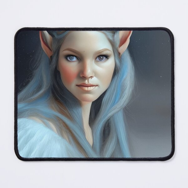 Item preview, Portrait of an Elven Ice Princess designed and sold by Colin Bentham.