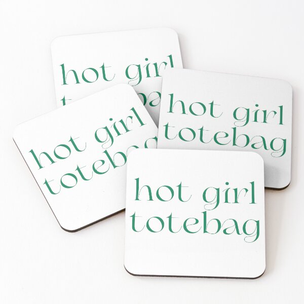 Item preview, Hot Girl Totebag (green) designed and sold by iridescentjelly.