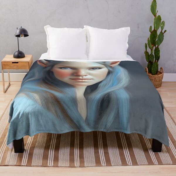 Item preview, Portrait of an Elven Ice Princess designed and sold by Colin Bentham.