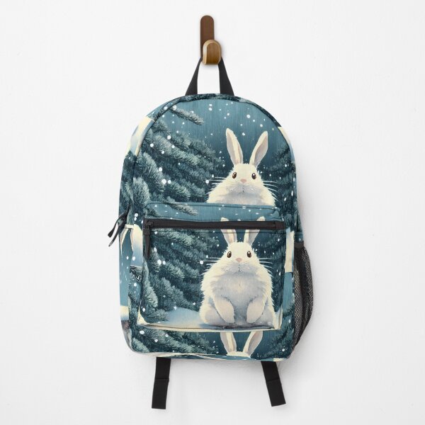 Item preview, Cute Flemish Giant Rabbit in the Christmas Snow designed and sold by wigobun.