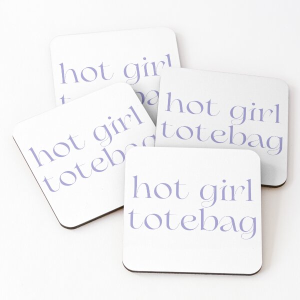Item preview, Hot Girl Totebag (lavender) designed and sold by iridescentjelly.