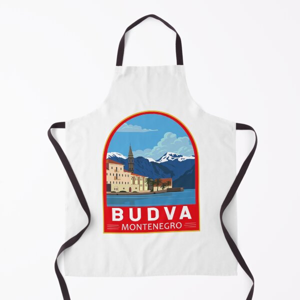 Item preview, Budva Montenegro Retro Emblem designed and sold by KrisSidDesigns.