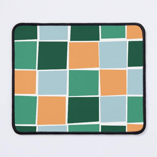 Item preview, Green and orange colourful squares designed and sold by CatsHappy.