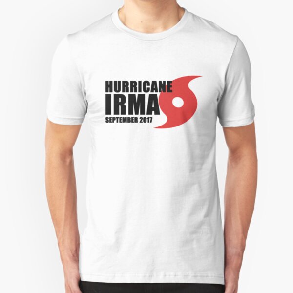 Hurricane Irma 2017 Storm Survivor Slim Fit T-Shirt