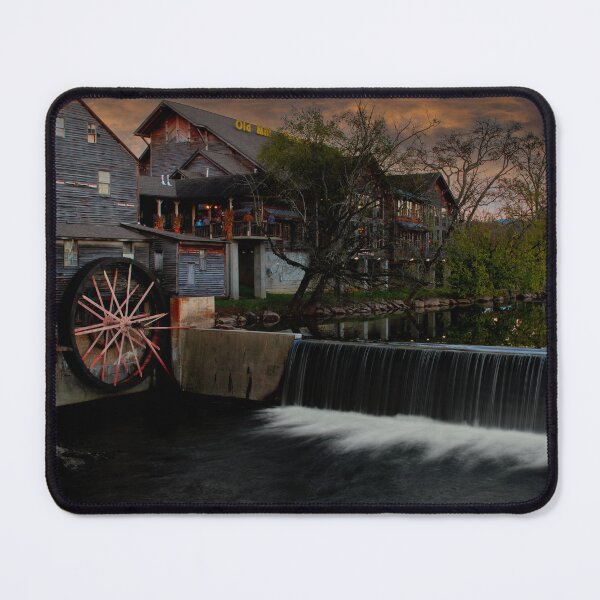 Item preview, Pigeon Forge Old Mill in Autumn designed and sold by nbrandsberg.