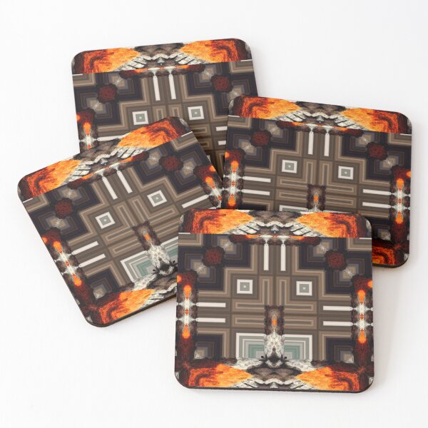Item preview, FUNNY ABSTRACT HALLOWEEN ZOMBIE SKULL FIRE IN GRAVEYARD PAINTING. designed and sold by Ralek.