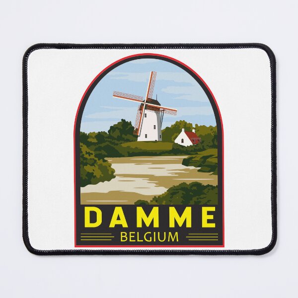 Item preview, Damme Belgium Retro Emblem designed and sold by KrisSidDesigns.