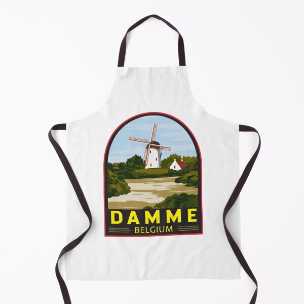 Item preview, Damme Belgium Retro Emblem designed and sold by KrisSidDesigns.