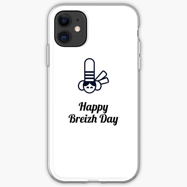 SOUVENIRS DE BRETAGNE : HAPPY BREIZH DAY - N°5 Coque souple iPhone