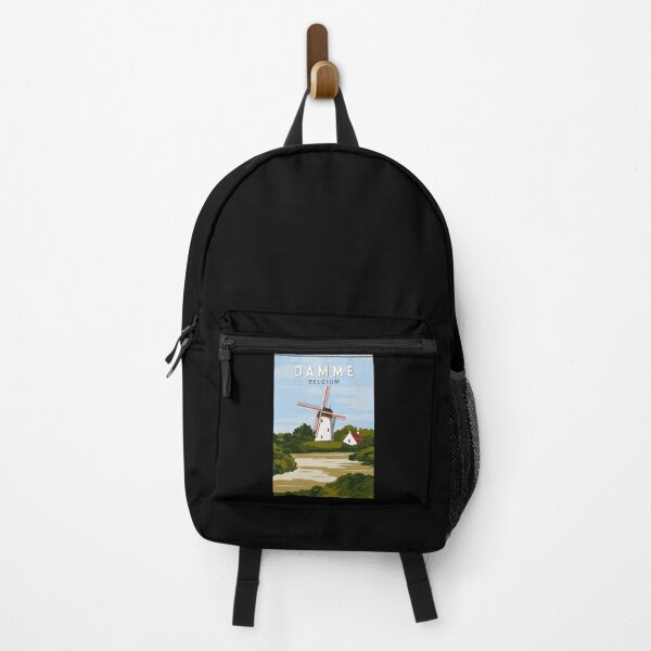 Item preview, Damme Belgium Retro Travel Art Vintage designed and sold by KrisSidDesigns.
