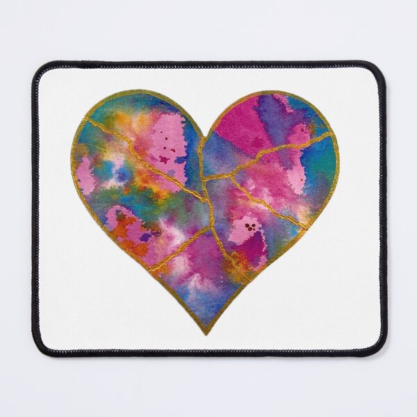Item preview, Kintsugi Mended Heart-multi designed and sold by JuliAnnGessler.