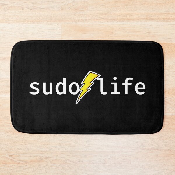 Item preview, sudo life. A funny design perfect for unix and linux users, sysadmins or anyone in IT support designed and sold by robimerch.