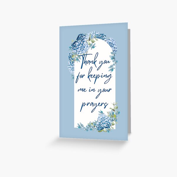 Item preview, Thank you for keeping me in your prayers | Greeting Card designed and sold by JWBonneNouvelle.