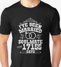 47th Wedding Anniversary Tshirts. Couples Gifts Unisex T-Shirt