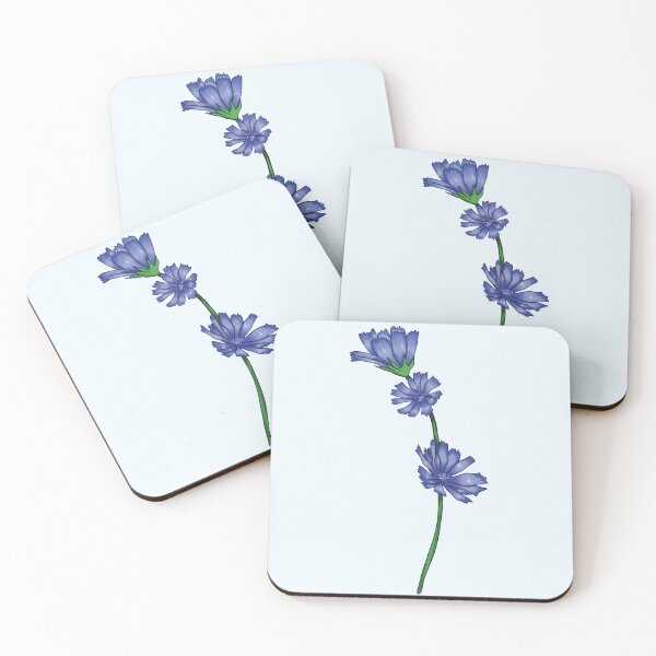 Item preview, Chicory Wildflower Springtime Garden Drawing designed and sold by Lily Trenchard.