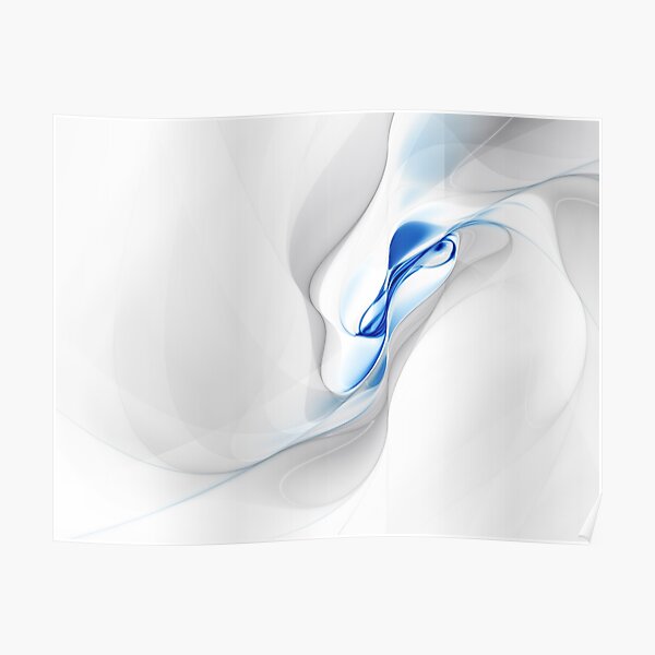 gently & blue Poster