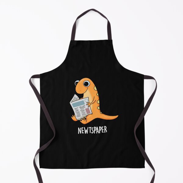 Item preview, Newtspaper Newspaper Funny Newt Puns (Dark BG) designed and sold by punnybone.