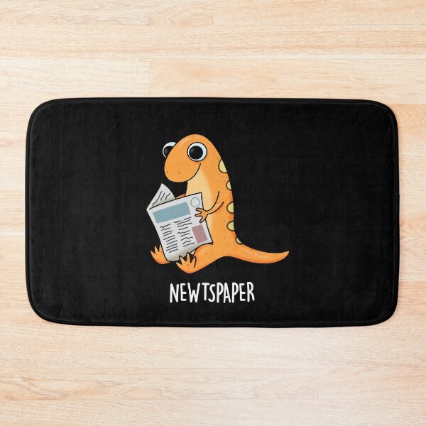 Item preview, Newtspaper Newspaper Funny Newt Puns (Dark BG) designed and sold by punnybone.