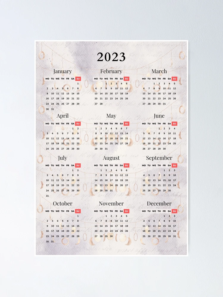 2023 calendar printable, 2023 printable calendar, printable calendar 2023, printable 2023 calendar, 2023-calendar-printable-2023-printable-calendar-printable-calendar-2023-printable-2023-calendar-poster-for-sale-by-ivintageart-redbubble