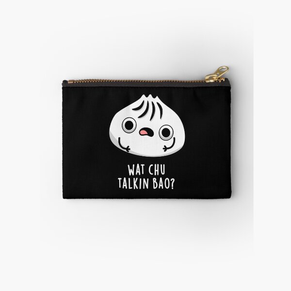 Item preview, What Chu Talkin Bao Funny Dimsum Puns (Dark BG) designed and sold by punnybone.