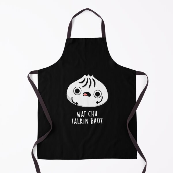 Item preview, What Chu Talkin Bao Funny Dimsum Puns (Dark BG) designed and sold by punnybone.