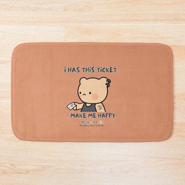 Item preview, NFT Art I Has This Ticket... ...Make Me Happy... (Mylo and Co.  | #4 of 16)  designed and sold by BlokCHN-Designs.