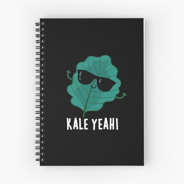 Item preview, Kale Yeah Funny Veggie Puns (Dark BG) designed and sold by punnybone.
