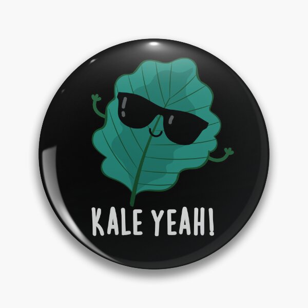 Item preview, Kale Yeah Funny Veggie Puns (Dark BG) designed and sold by punnybone.
