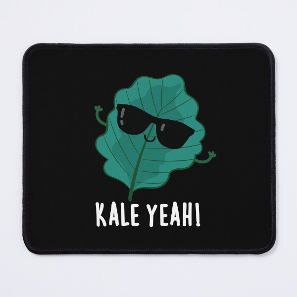 Item preview, Kale Yeah Funny Veggie Puns (Dark BG) designed and sold by punnybone.