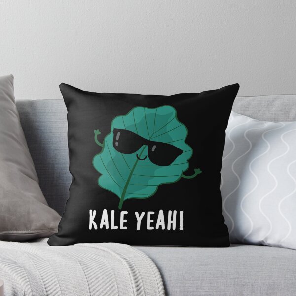 Item preview, Kale Yeah Funny Veggie Puns (Dark BG) designed and sold by punnybone.