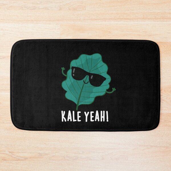 Item preview, Kale Yeah Funny Veggie Puns (Dark BG) designed and sold by punnybone.