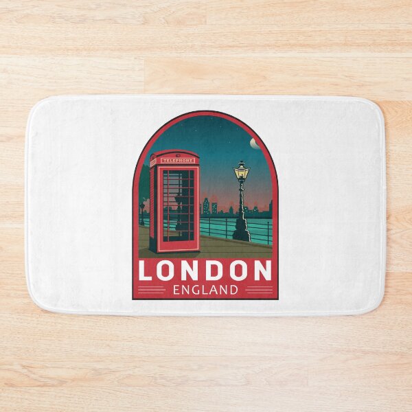 Item preview, London England Retro Emblem designed and sold by KrisSidDesigns.