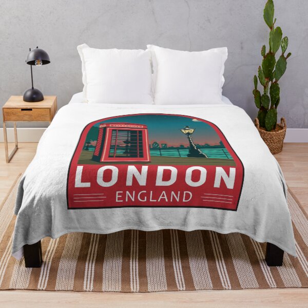 Item preview, London England Retro Emblem designed and sold by KrisSidDesigns.