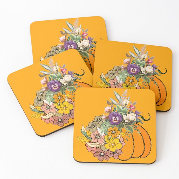 Item preview, Pumpkin With Flowers designed and sold by TheBigShop1.