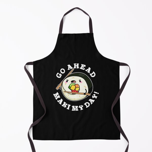 Item preview, Go Ahead Maki My Day Funny Sushi Puns (Dark BG) designed and sold by punnybone.